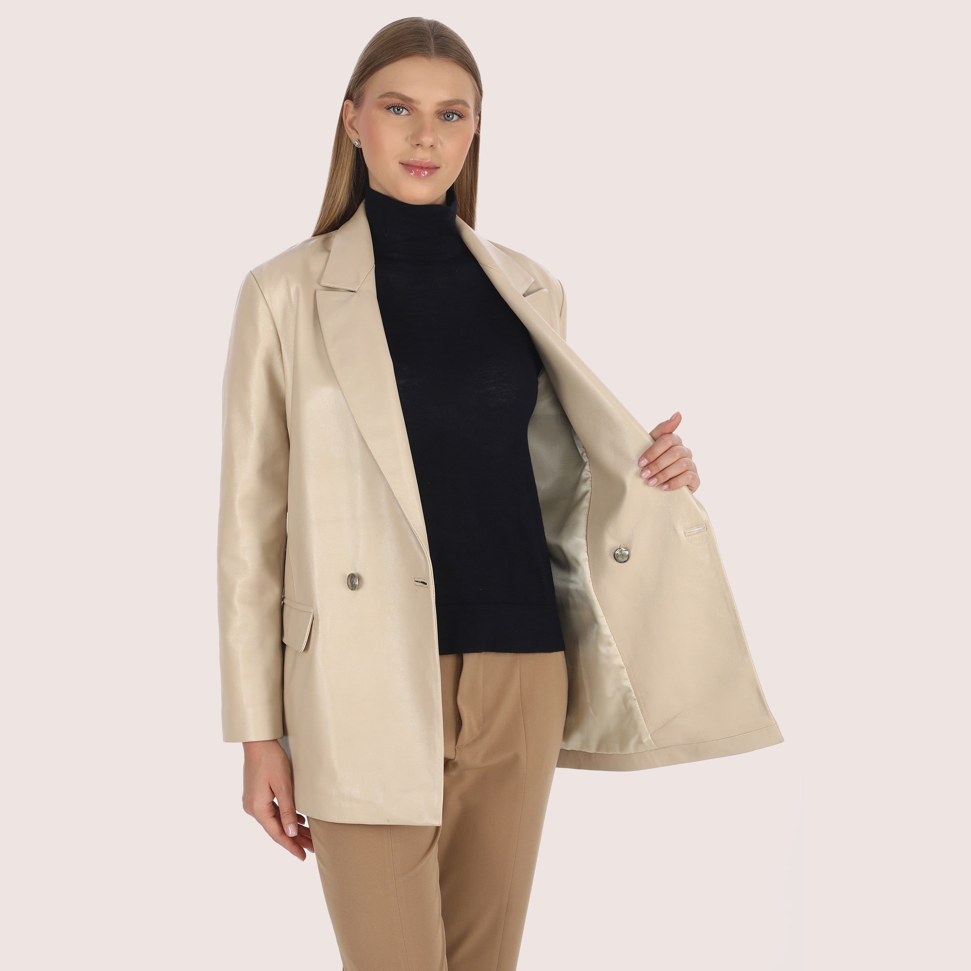 Felicity Lambskin Jacket-3