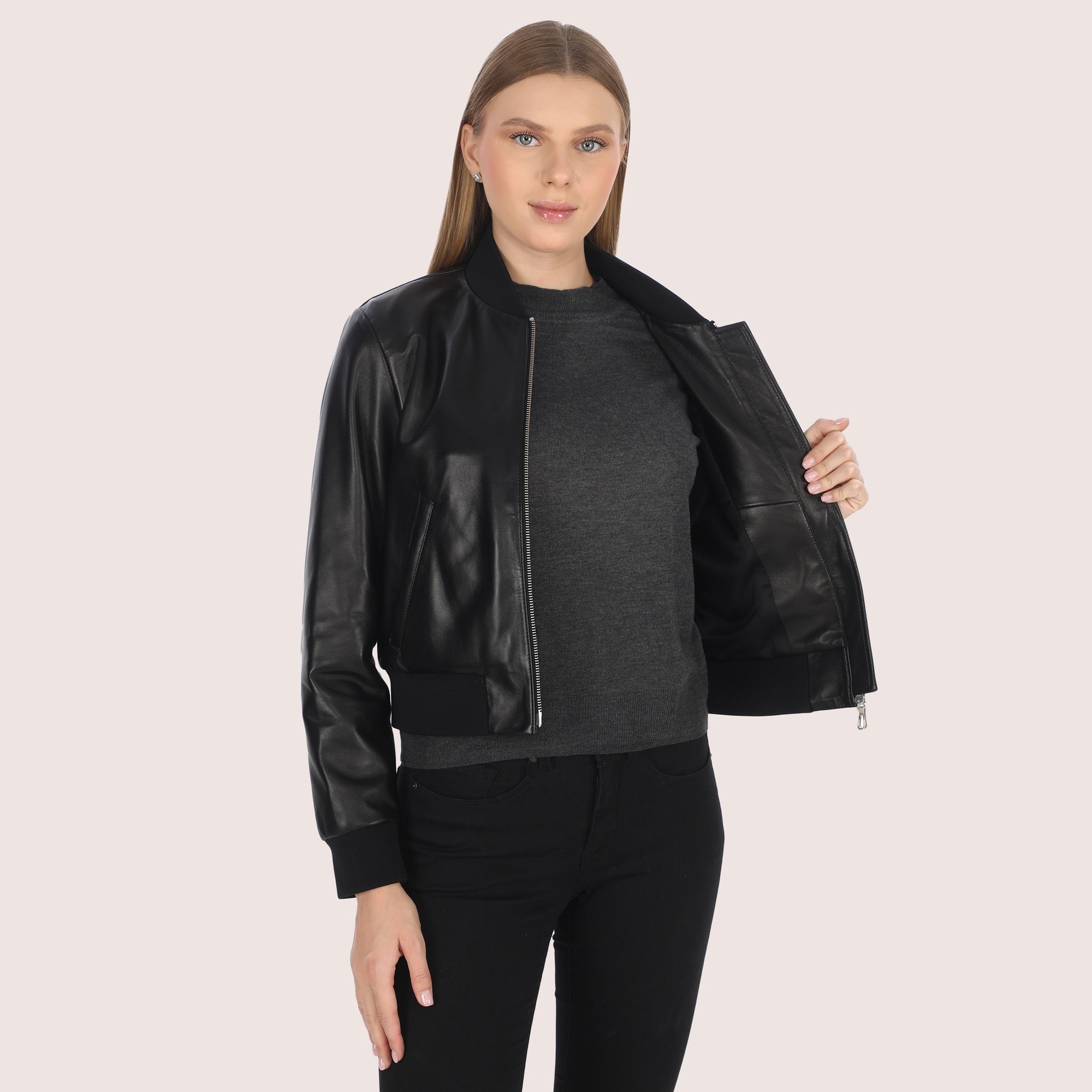 Fiona Lambskin Jacket-3