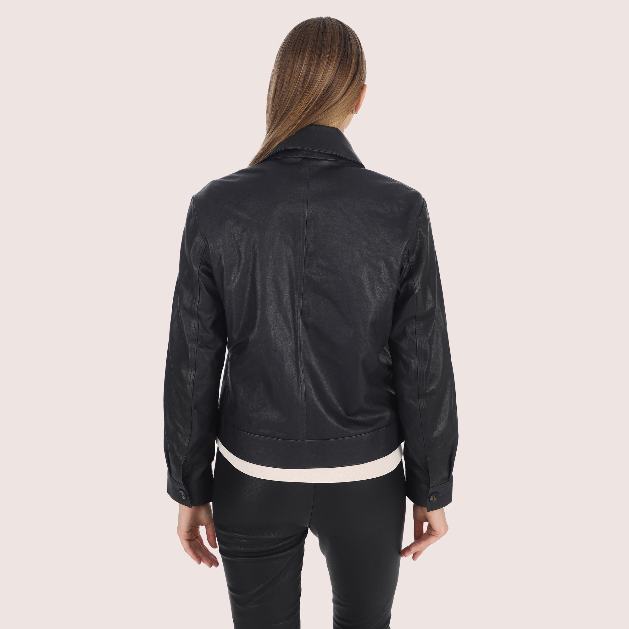 Genevieve Lambskin Jacket-3