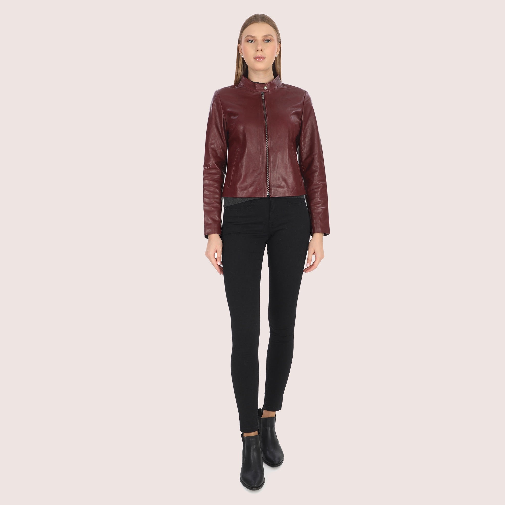 Gloria Lambskin Jacket-5