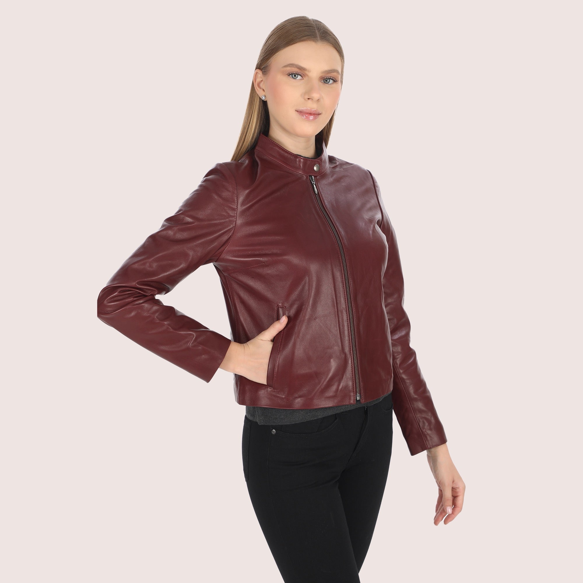 Gloria Lambskin Jacket-3