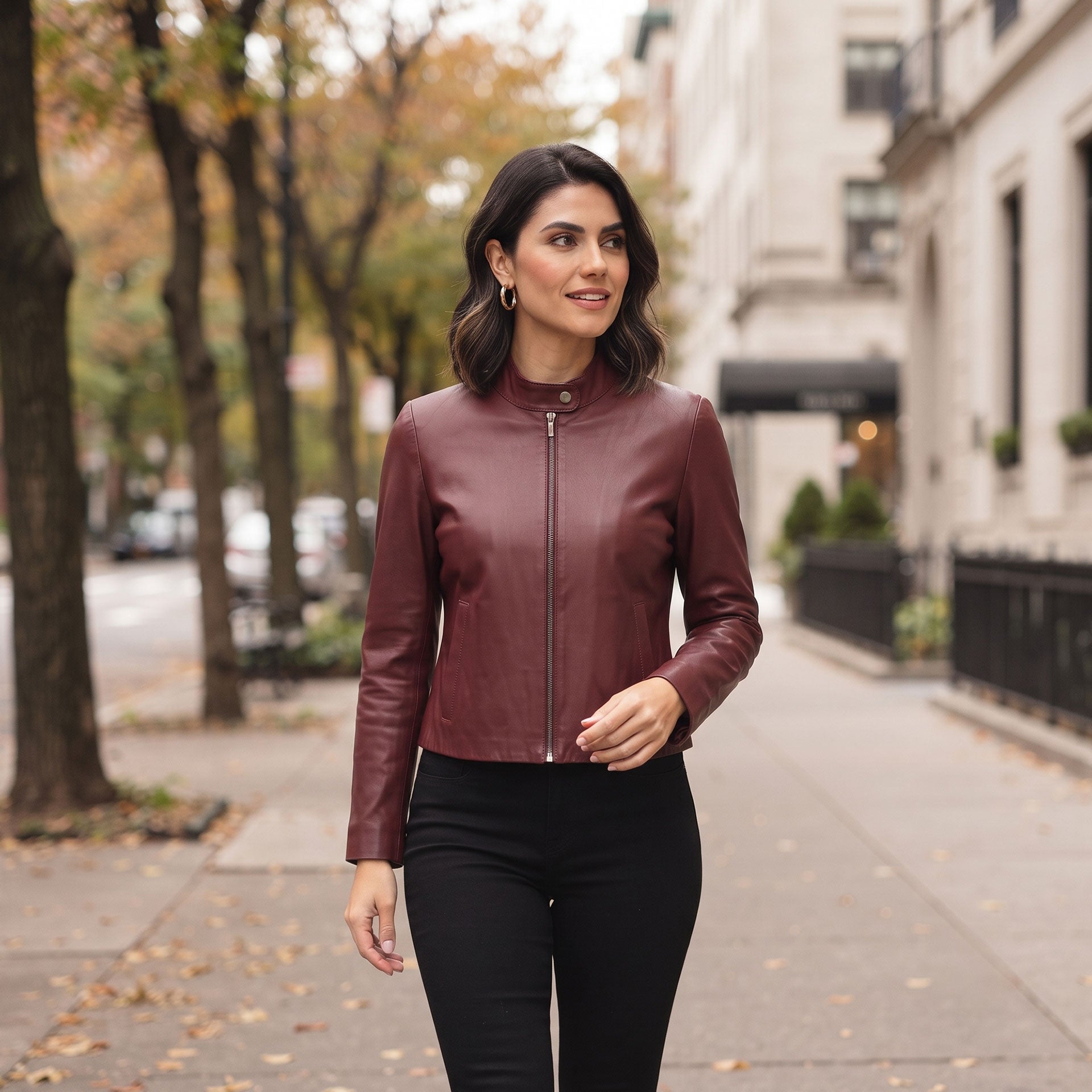 Gloria Lambskin Jacket-5