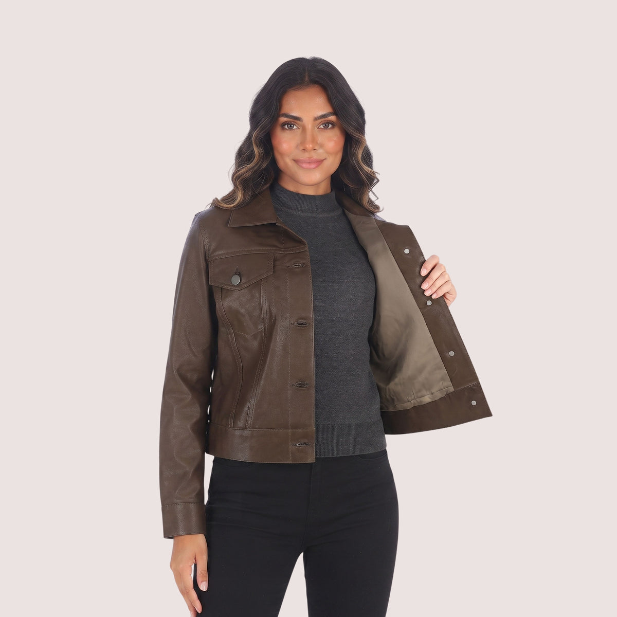 Hannah Lambskin Jacket-3