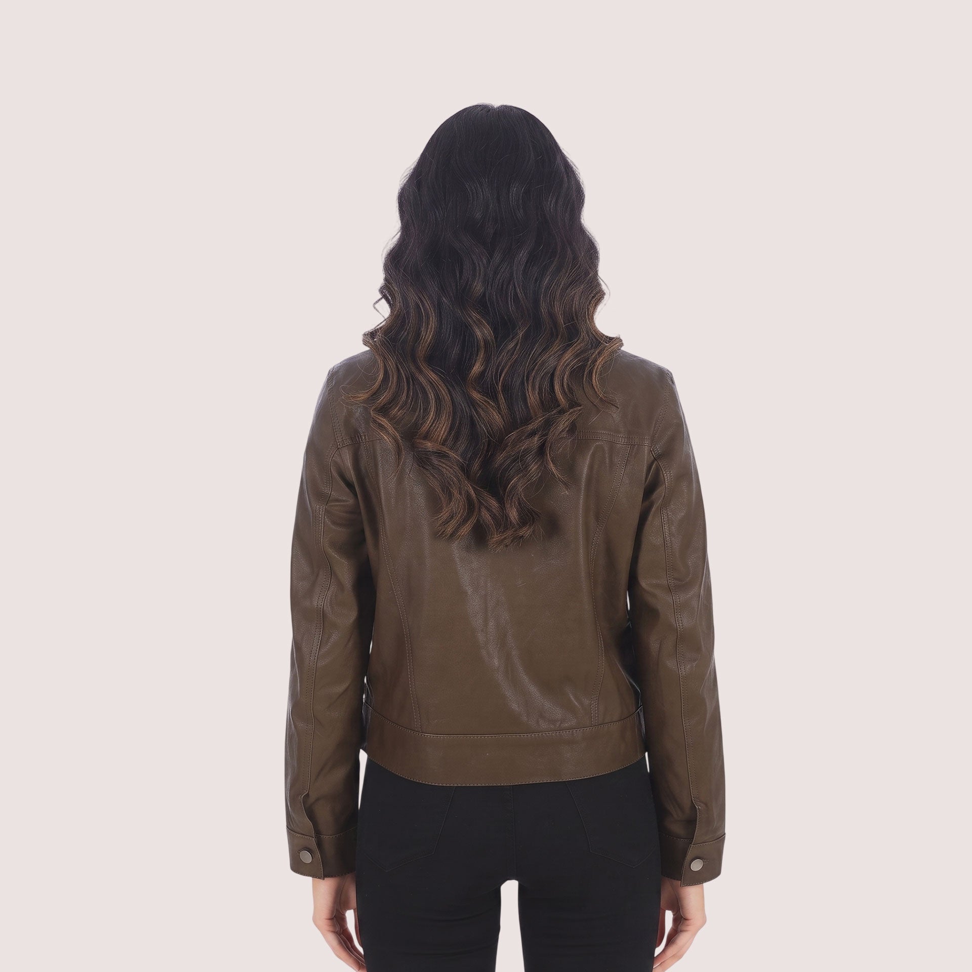 Hannah Lambskin Jacket