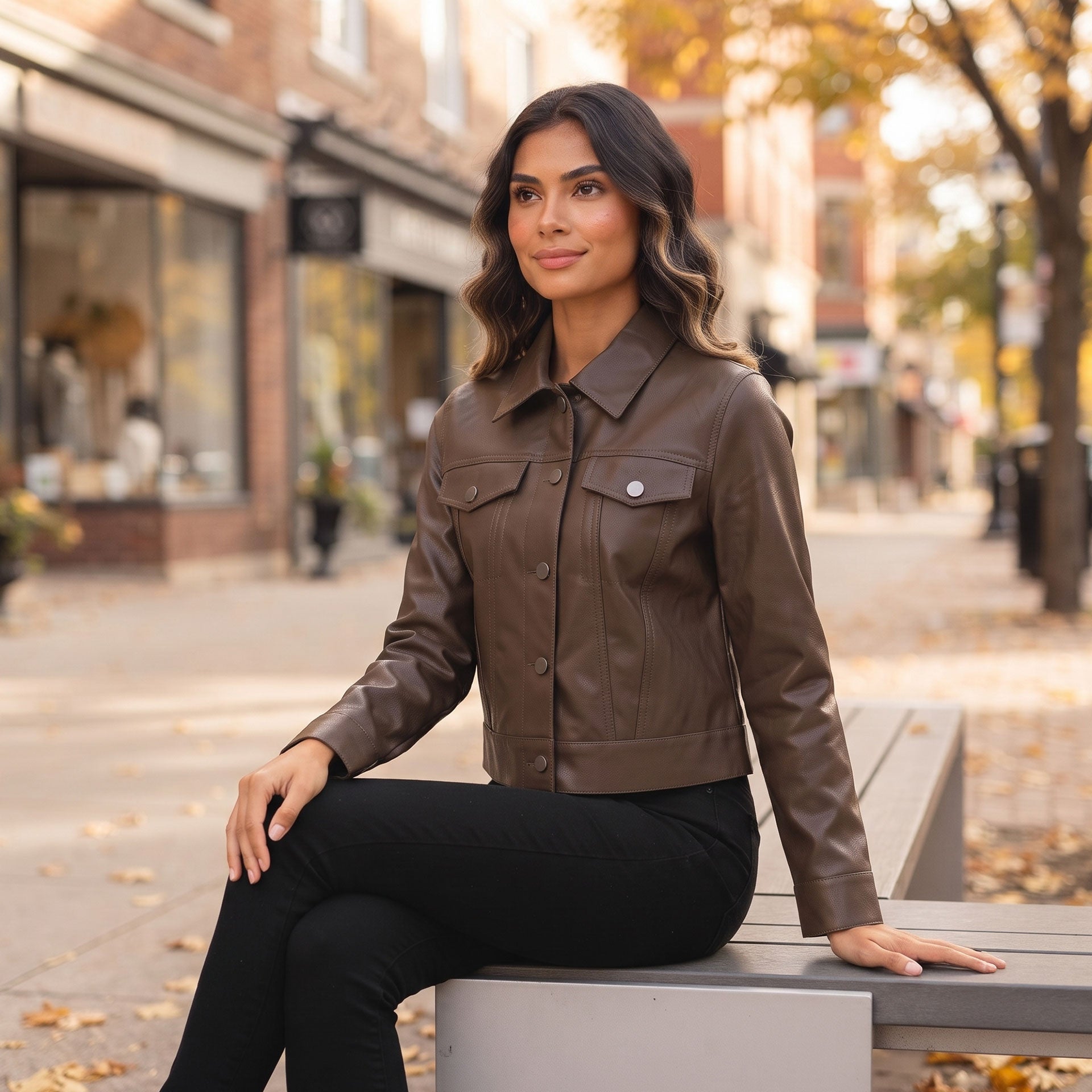 Hannah Lambskin Jacket-5