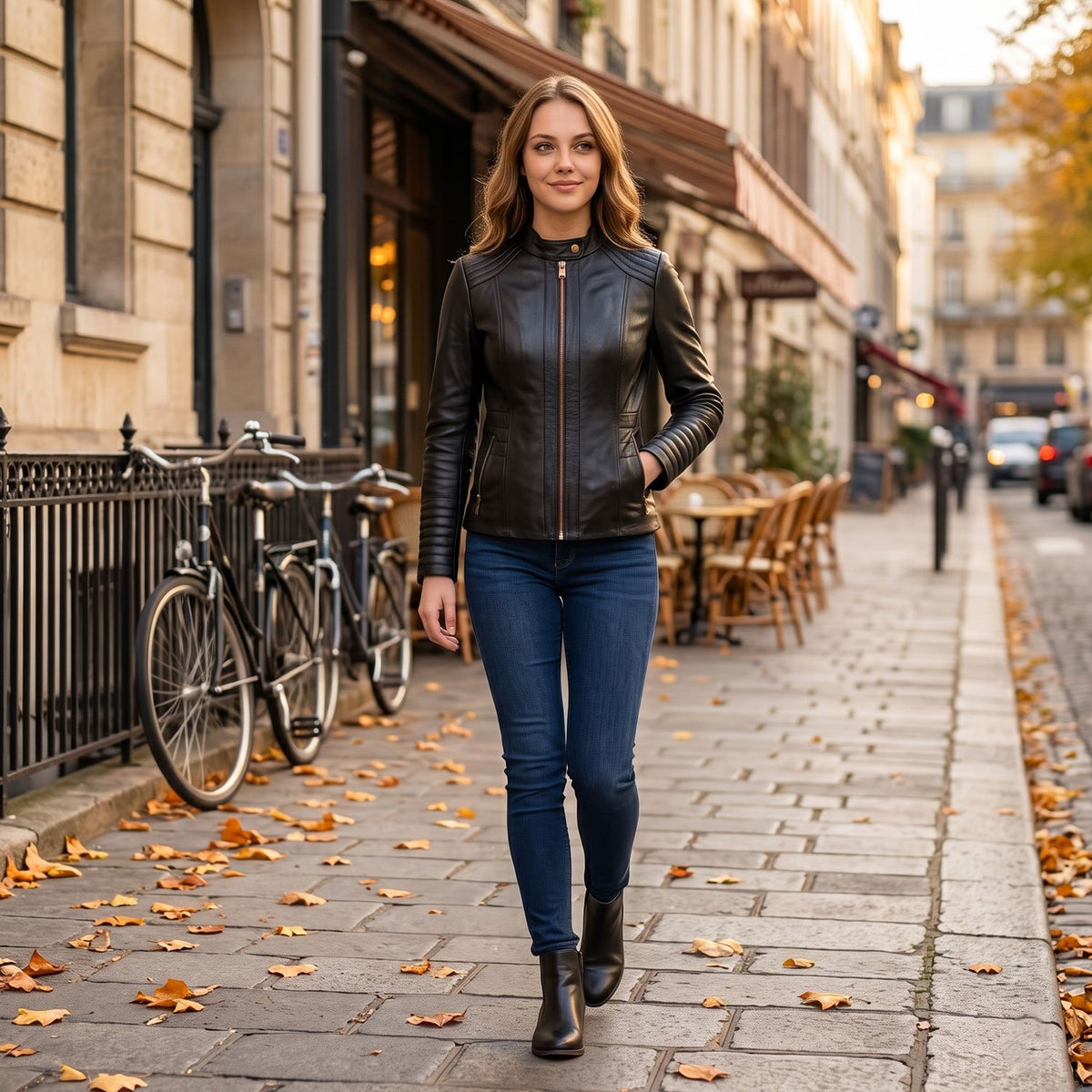 Iris Lambskin Jacket-13