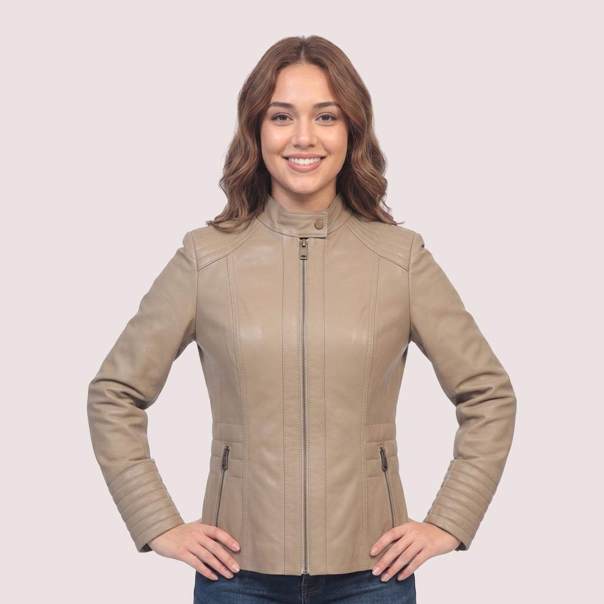 Iris Lambskin Jacket