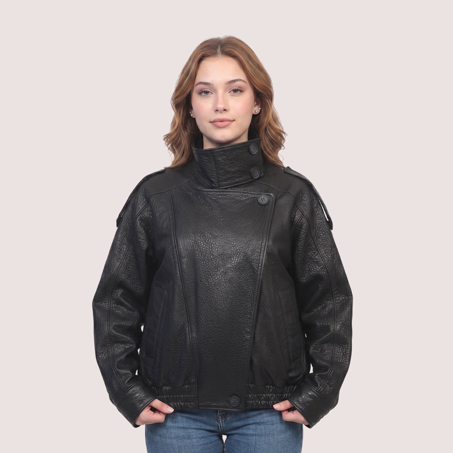 Maeve Lambskin Jacket-13