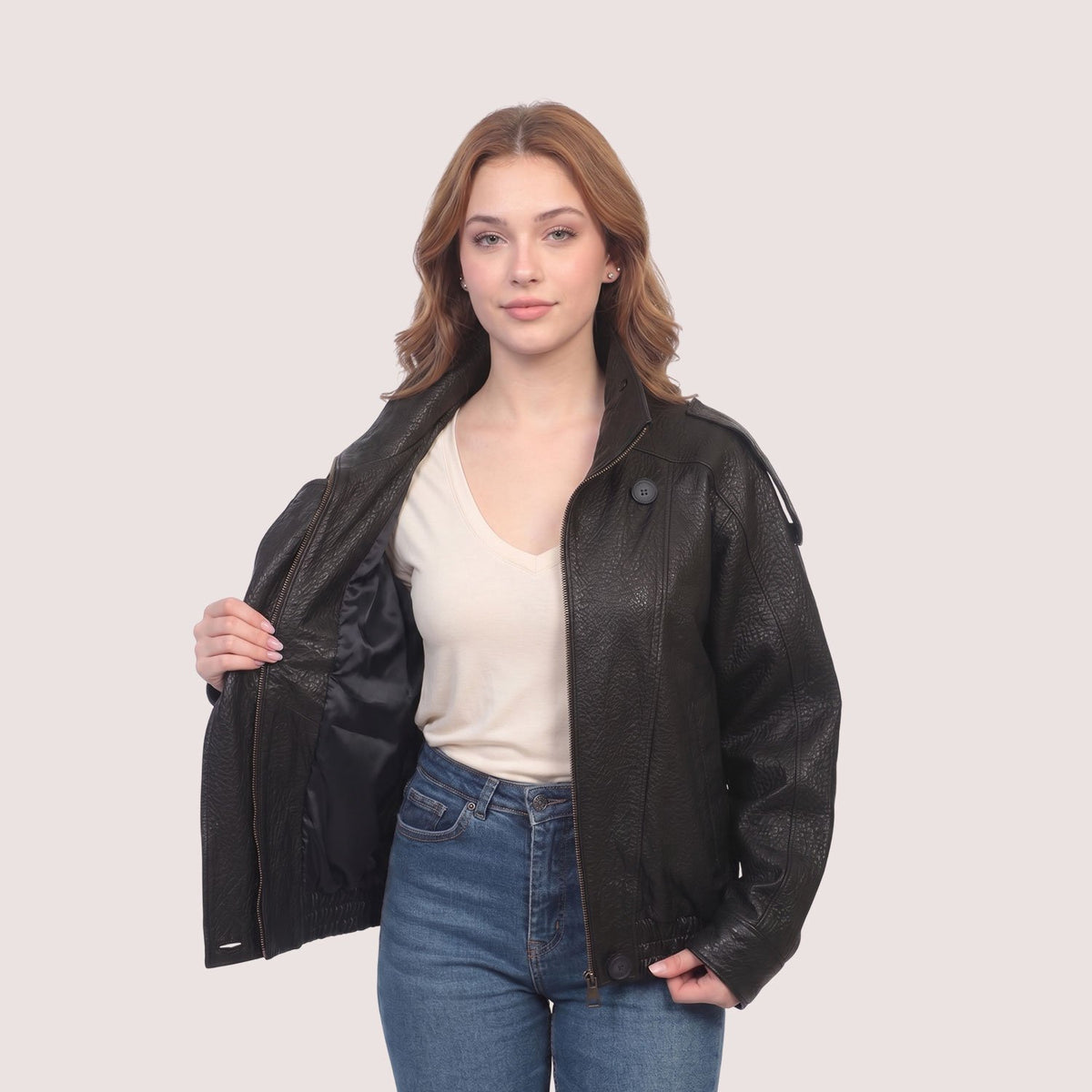 Maeve Lambskin Jacket-12