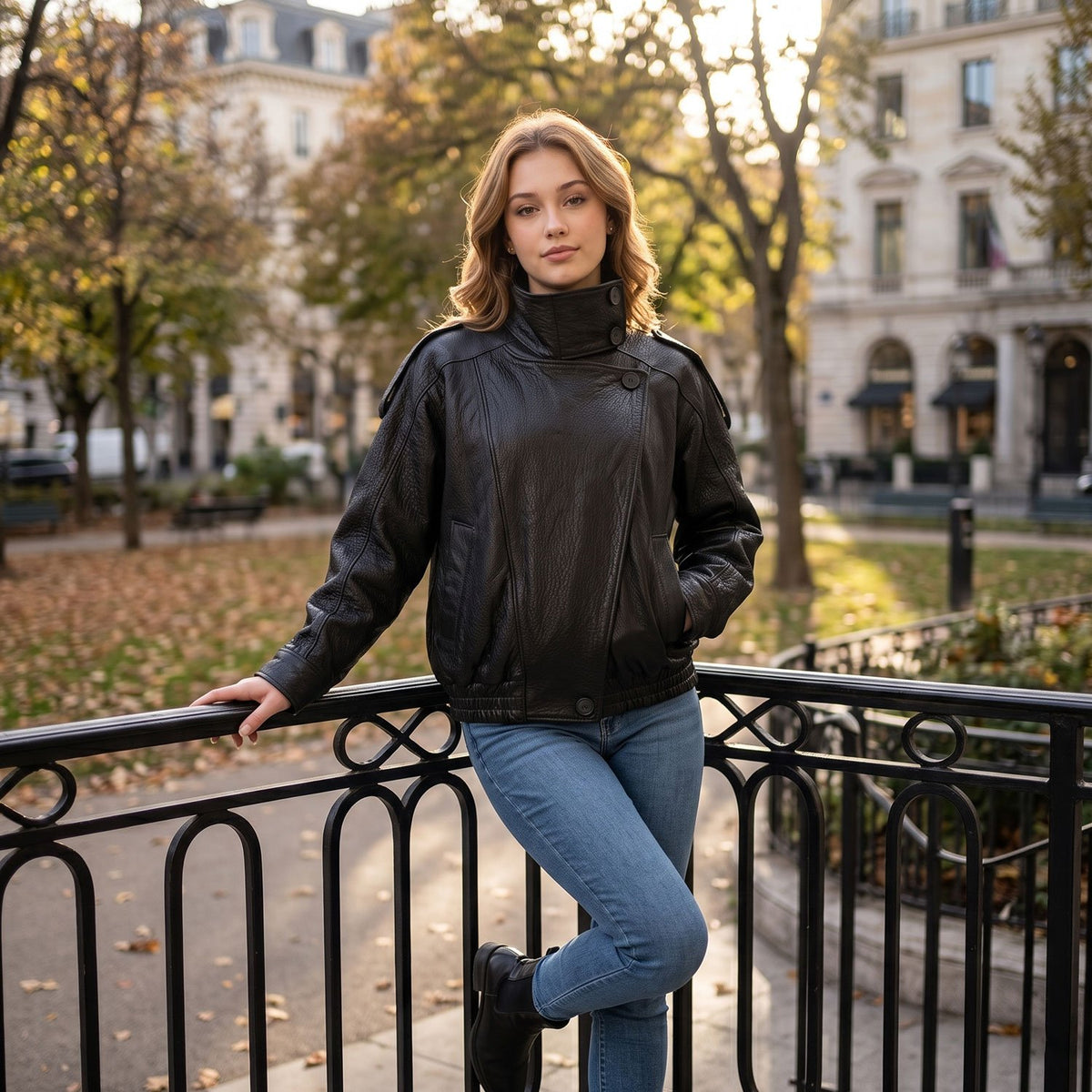 Maeve Lambskin Jacket-14