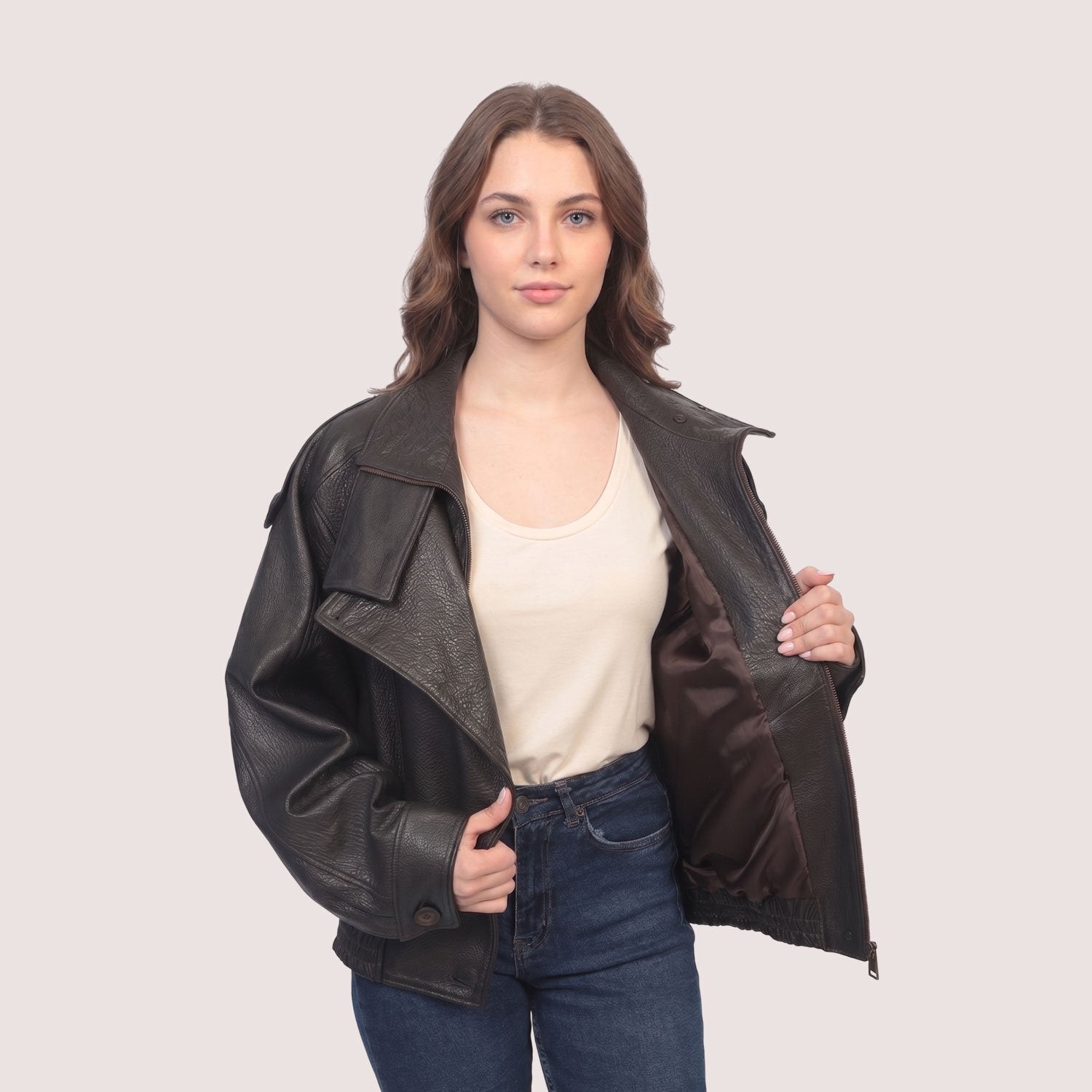 Maeve Lambskin Jacket-3