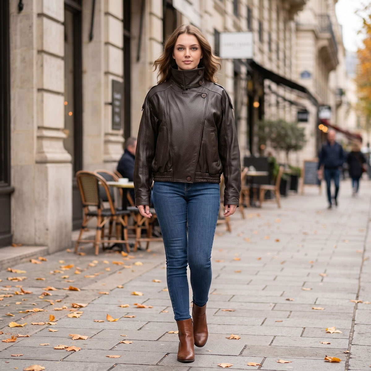 Maeve Lambskin Jacket-4