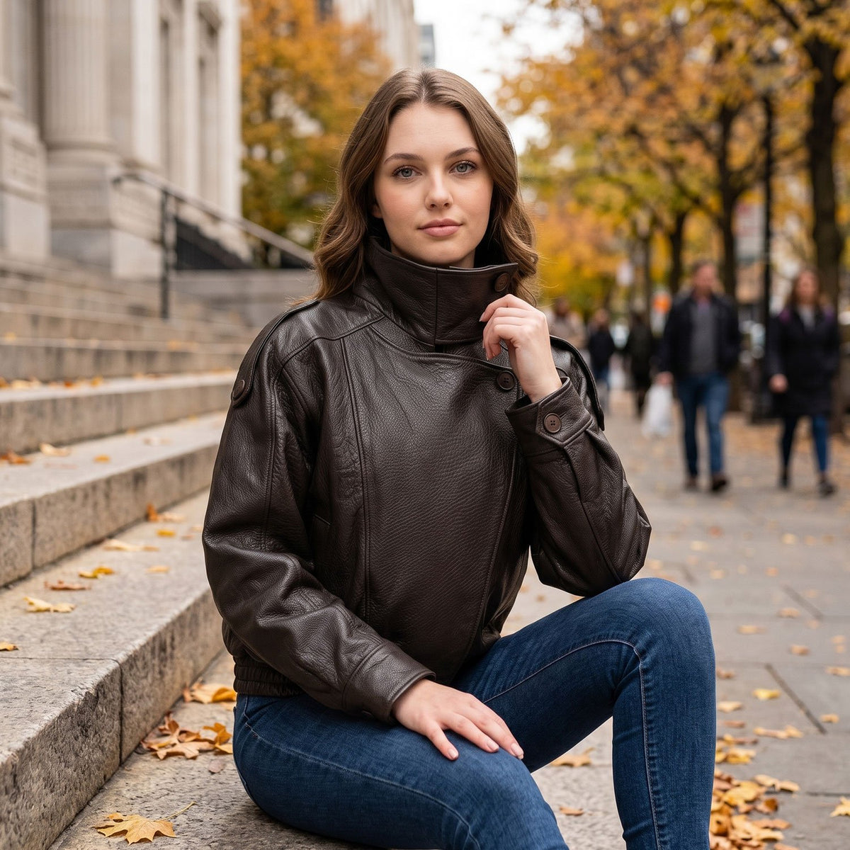Maeve Lambskin Jacket-5