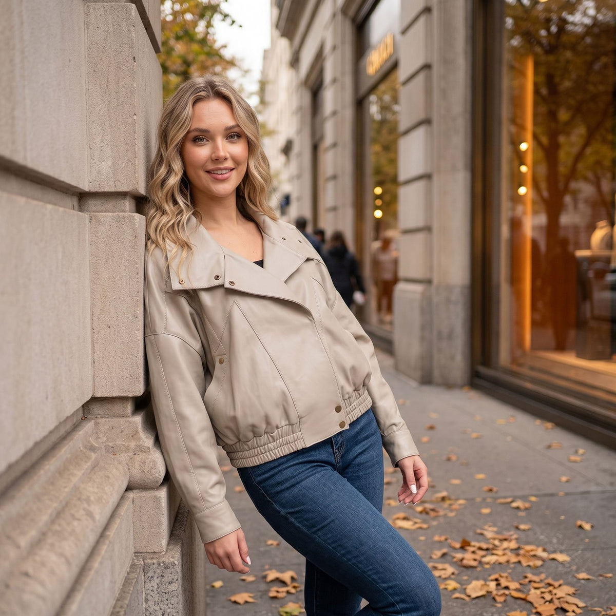 Maeve Lambskin Jacket-9
