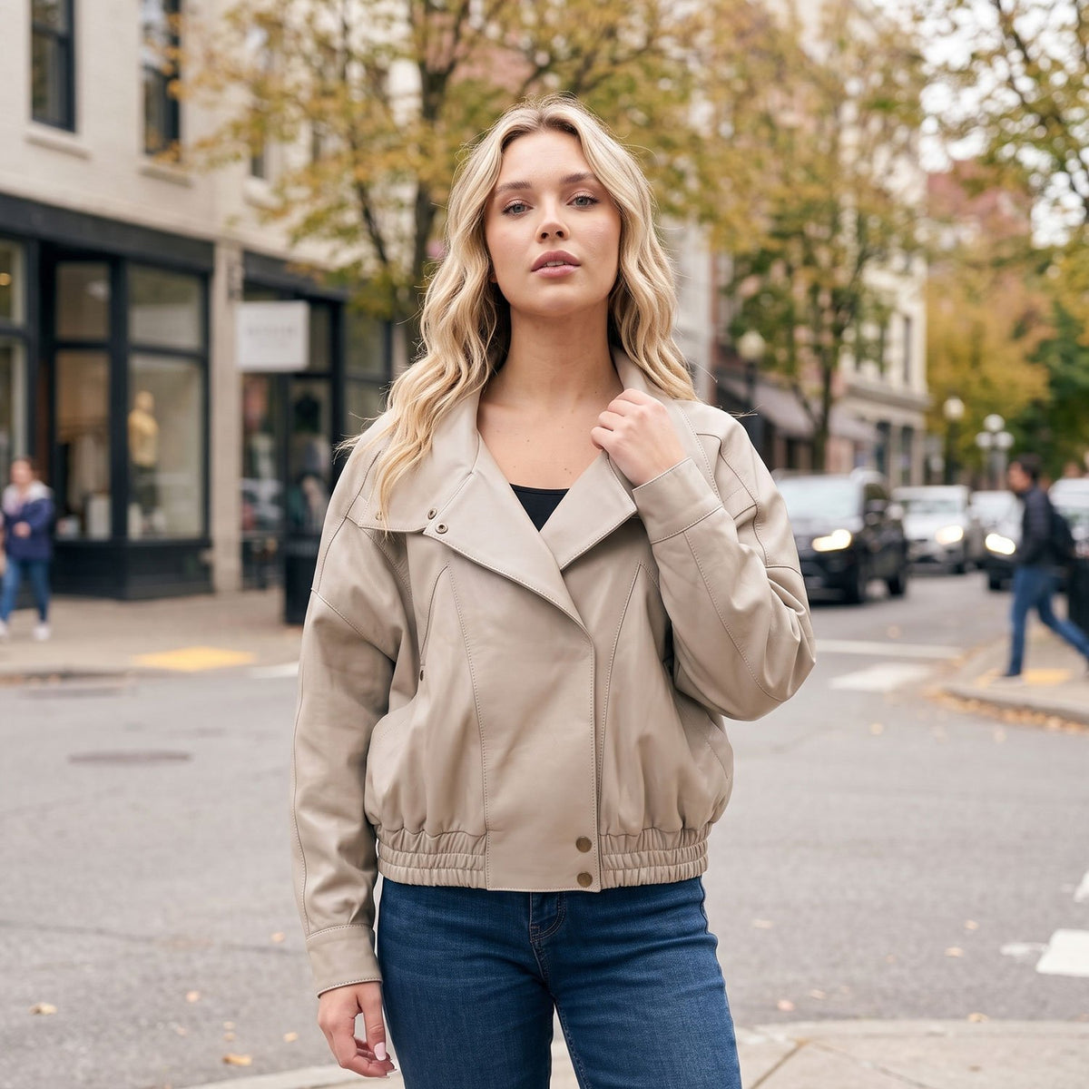 Maeve Lambskin Jacket-10
