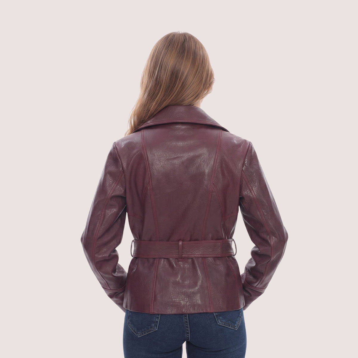 Rose Lambskin Jacket