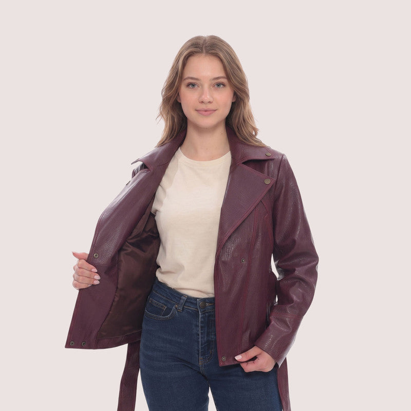 Rose Lambskin Jacket-3