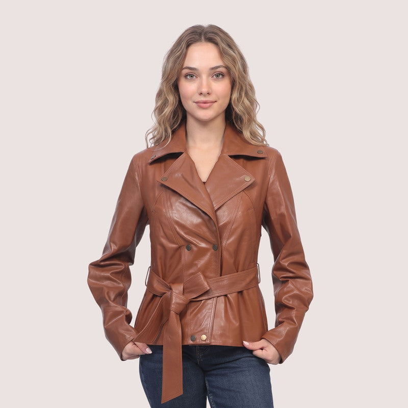 Rose Lambskin Jacket-6