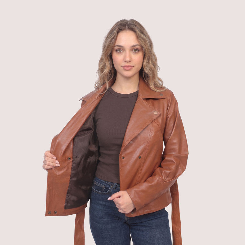 Rose Lambskin Jacket-8