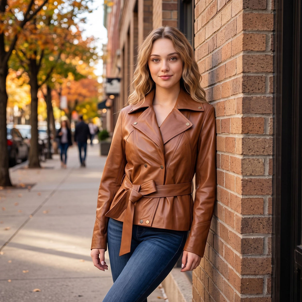 Rose Lambskin Jacket-9