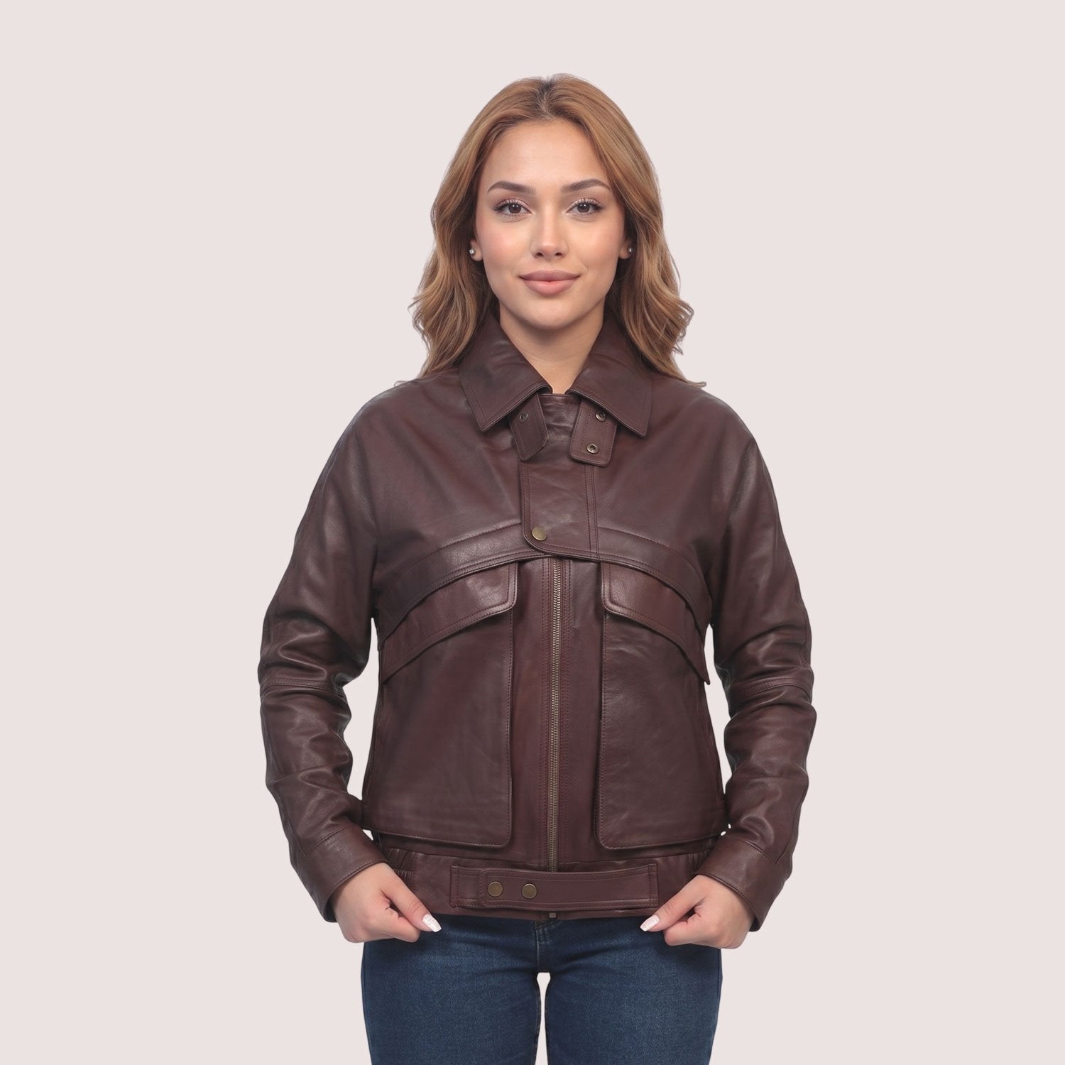 Isla Lambskin Jacket-1