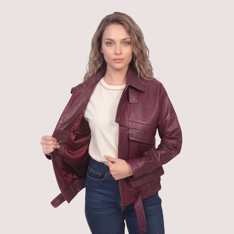Isla Lambskin Jacket-7
