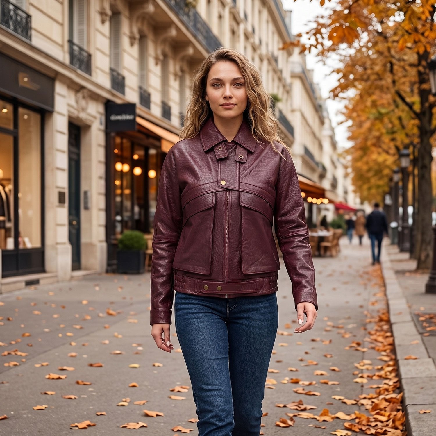 Isla Lambskin Jacket-9