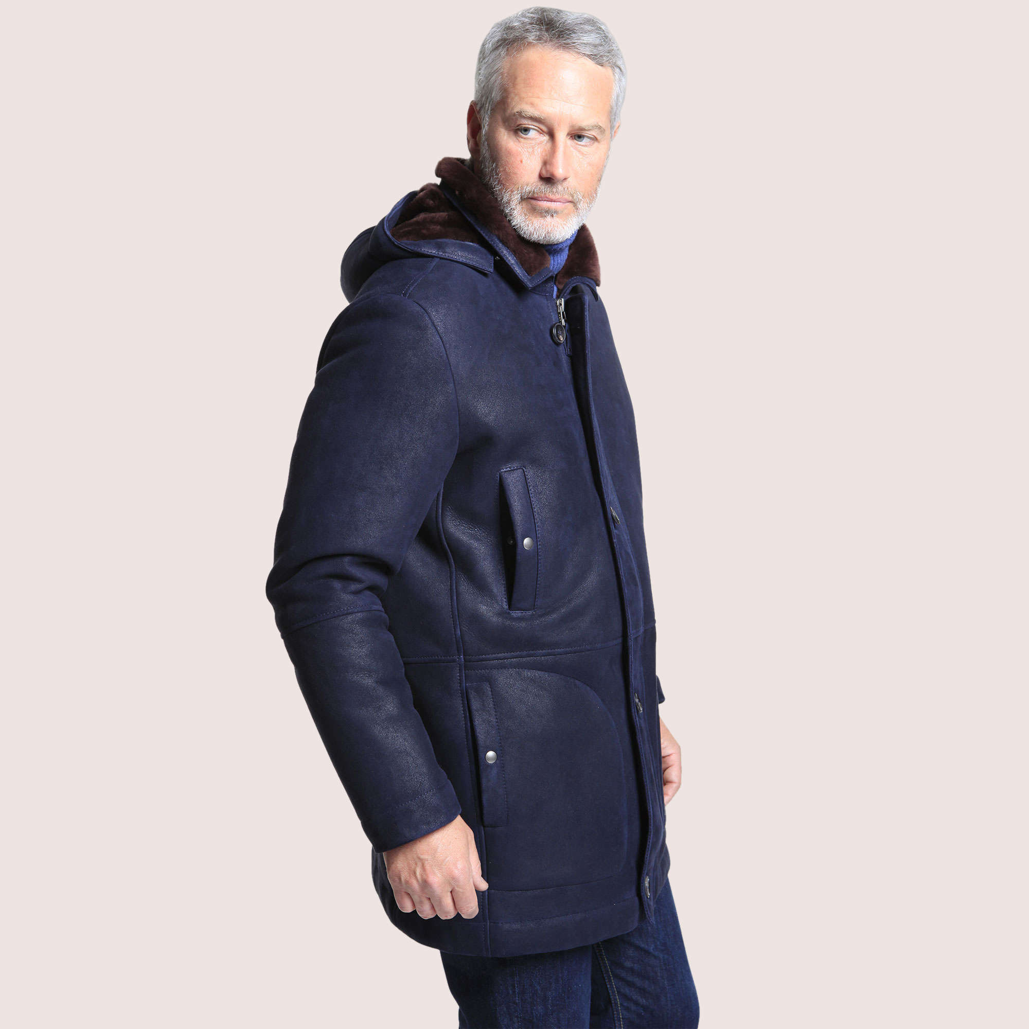 Aston Leather | Rockport Shearling Coat