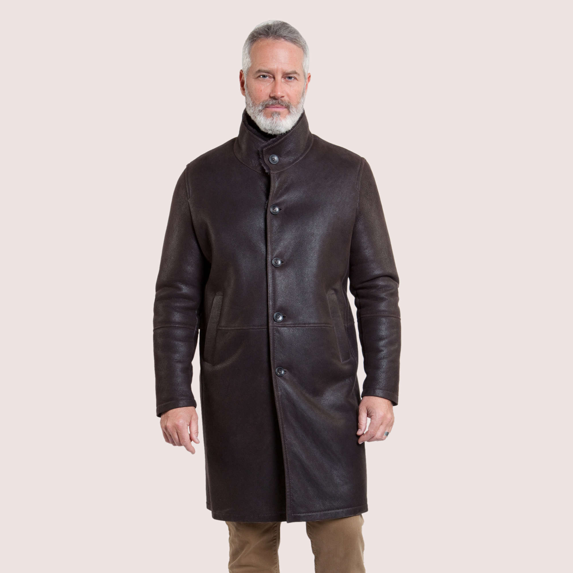 Aston Leather | Newburgh Shearling Coat