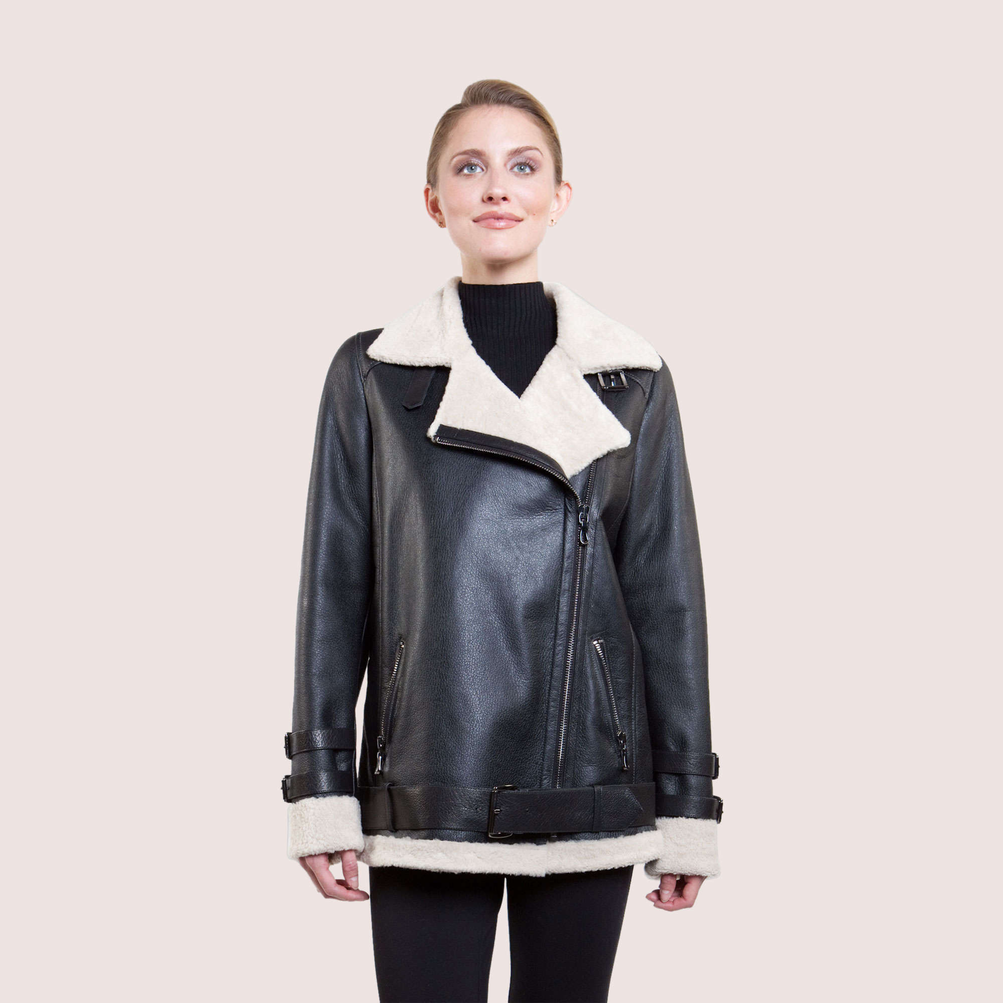Aston Leather | Amber Shearling Jacket